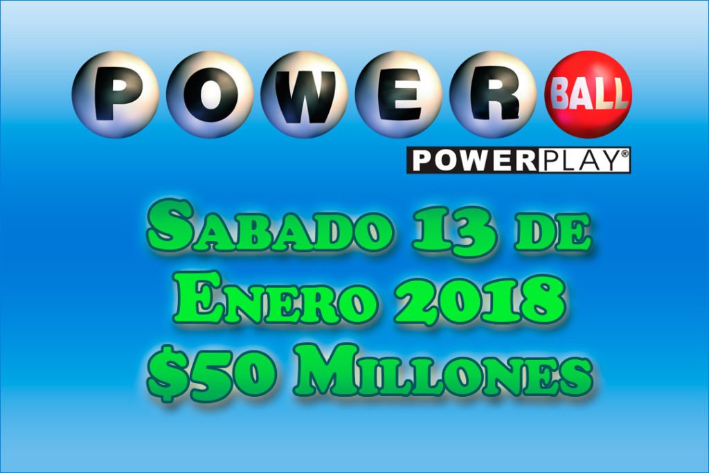 Resultados Powerball Sabado 13 de Enero del 2018