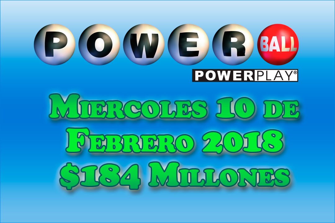 Resultados Powerball Sabado 10 de Febrero del 2018 184 Millones de